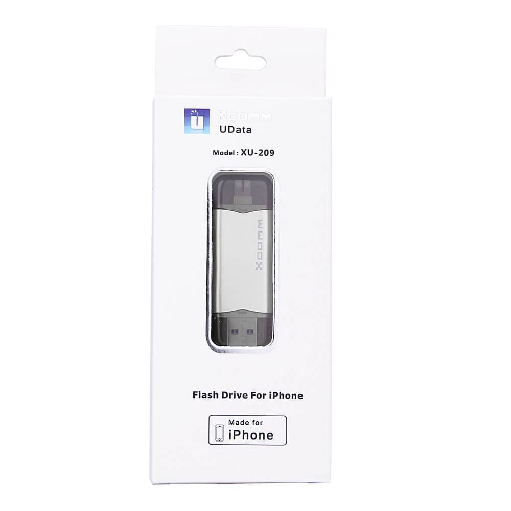 Xcomm XU-209 64GB Phone U Disk with 8pin Interface for iPhone 6S/6S Plus/6/6P/5S - Gold