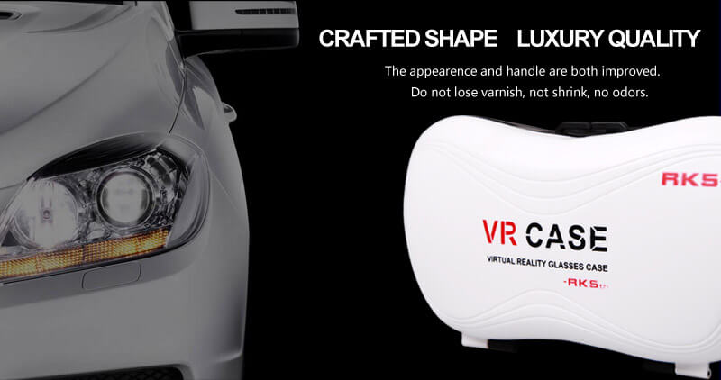 VR Case 5 3D Virtual Reality VR Headset IPD Focus Adjust FOV90 Gamepad Blu-ray Proof Toughened Glass for 3.5 - 6inch Smartphones
