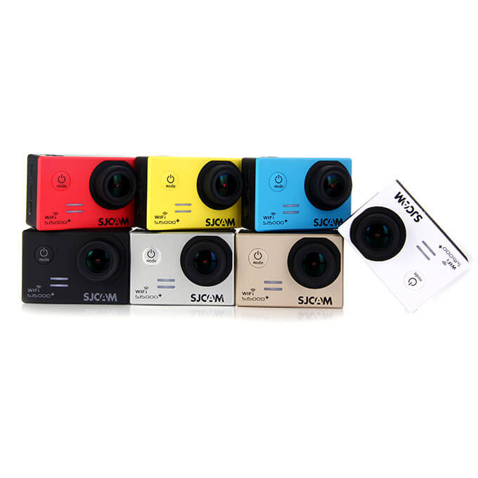 SJCAM SJ5000 Plus 1.5inch Sport Cam Ambarella A7LS75 16MP 1080P 60FPS WiFi Action Camera 170 Lens HD Car DVR - Golden