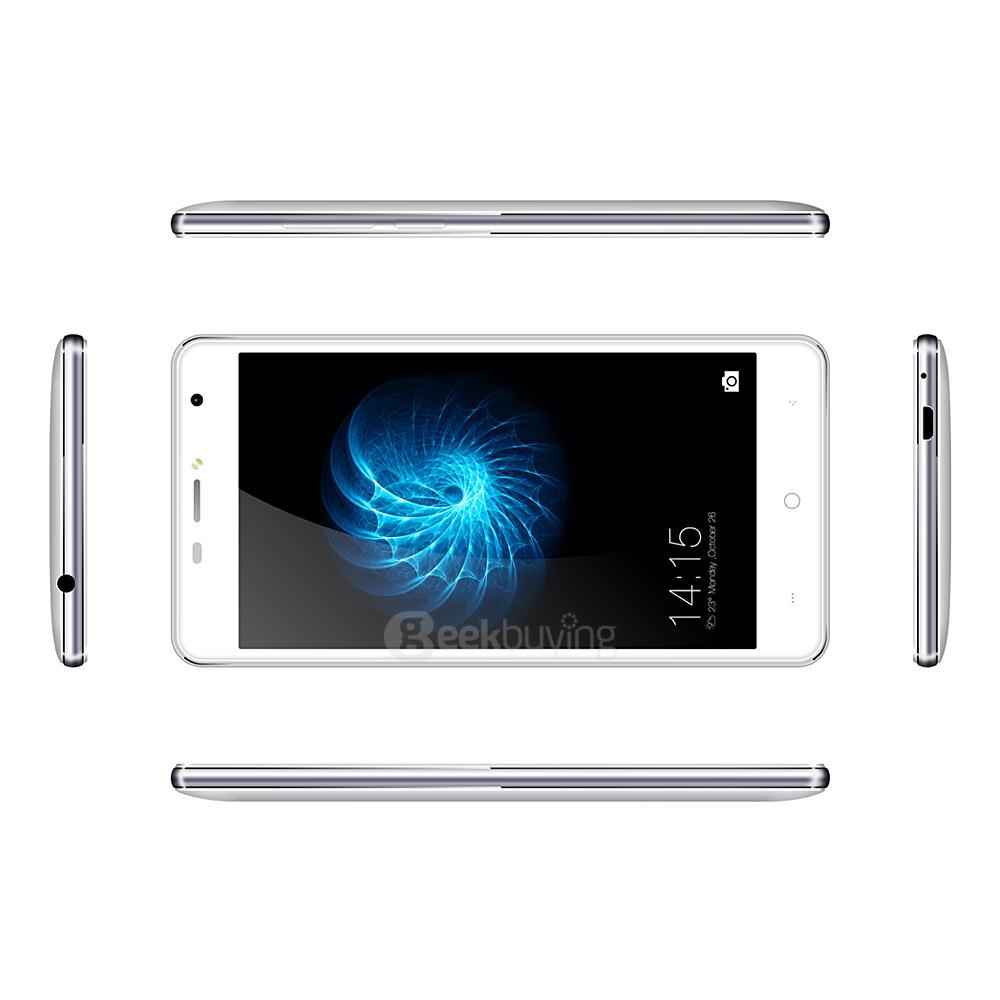 LEAGOO ALFA 2 5.0inch IPS HD Android 5.1 Smartphone MT6580 Quad Core 1.3GHz 1GB RAM 16GB ROM 3G GPS 13.0MP Camera -White
