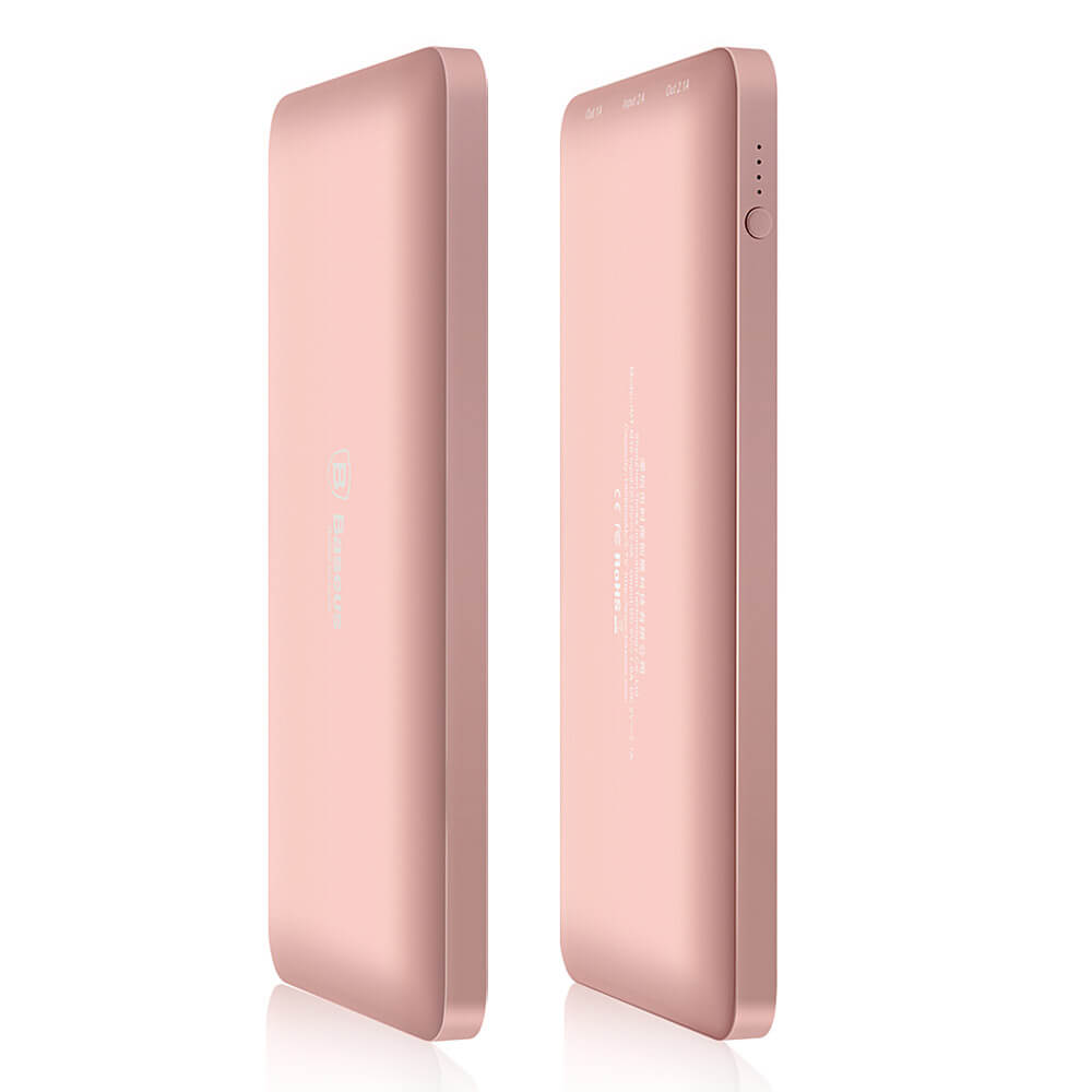 Baseus Star Yao Series 10000mAh Ultra-thin Smart Mobile Power Bank External Battery - Rose Gold