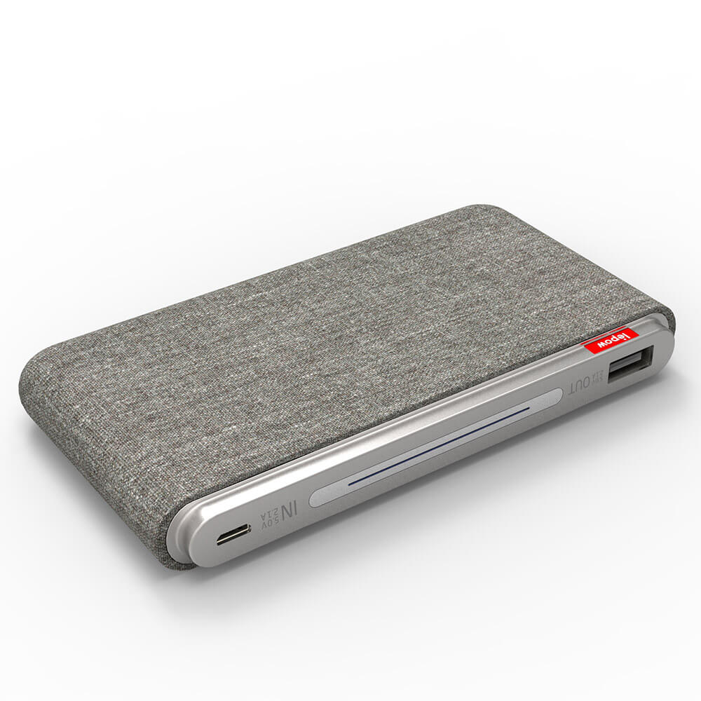 Lepow POKI Series 12000mah Portable Smart Power Bank External Battery - Gray
