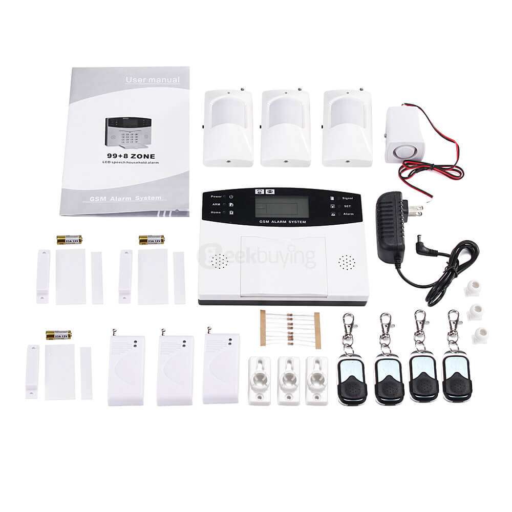 YA-500-GSM-5 Wireless GSM SMS Home Burglar Security Alarm System Detector Sensor Call