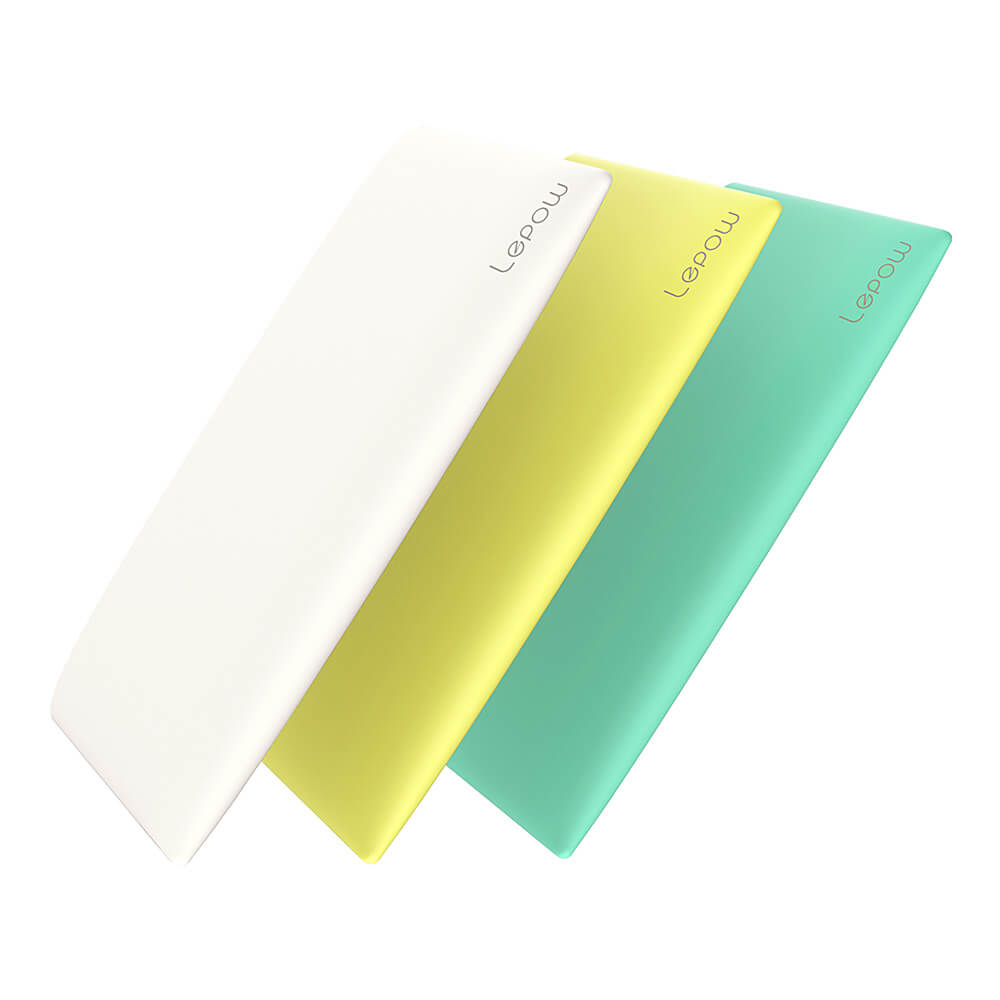 Lepow POKI Series 5000mah Portable Smart Power Bank External Battery - Yellow