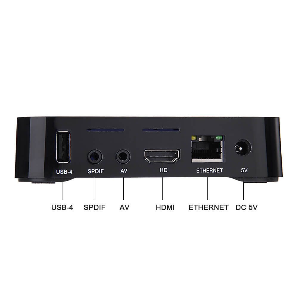 NEXBOX MXQ PRO Amlogic S905 Android 5.1 4K Smart TV Box 1G/8G 802.11b/g/n LAN XBMC H.265 HDMI Miracast DLNA Dolby DTS