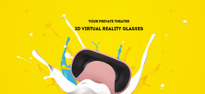Baofeng Mojing XD 3D Immersive Virtual Reality VR Headset FOV60 IPD Adjustable for 5-6inch Smartphones - White