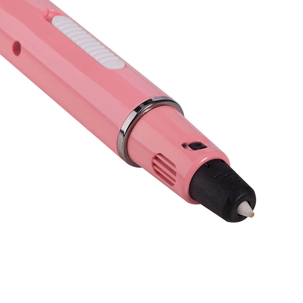 Original 3D Stereo Drawing Pen Gen III 0.4 mm Nozzle For 3D Drawing Doodling EU Plug - Pink