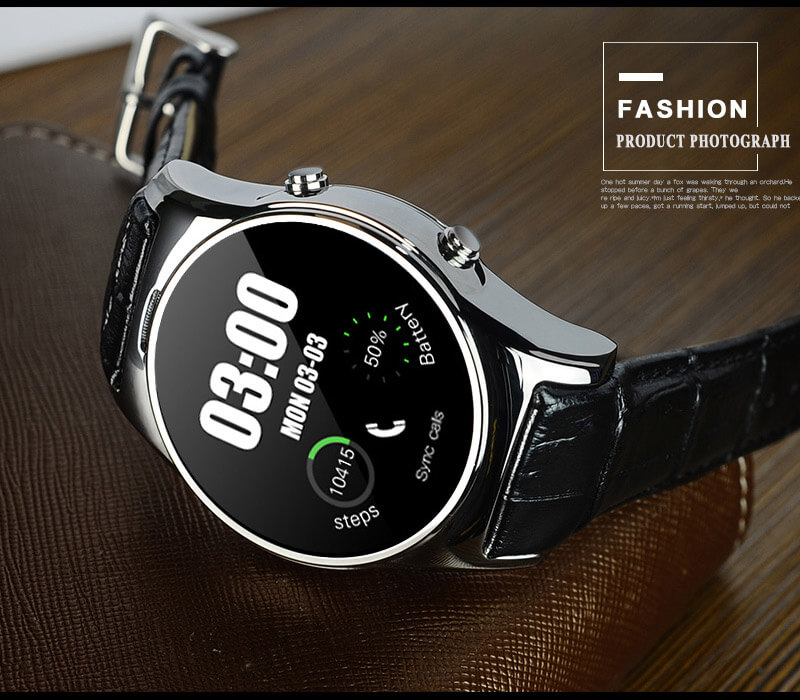 Aiwatch G3 Smart Watch Phone MTK2502 Bluetooth 4.0 GSM SIM Card 1.3