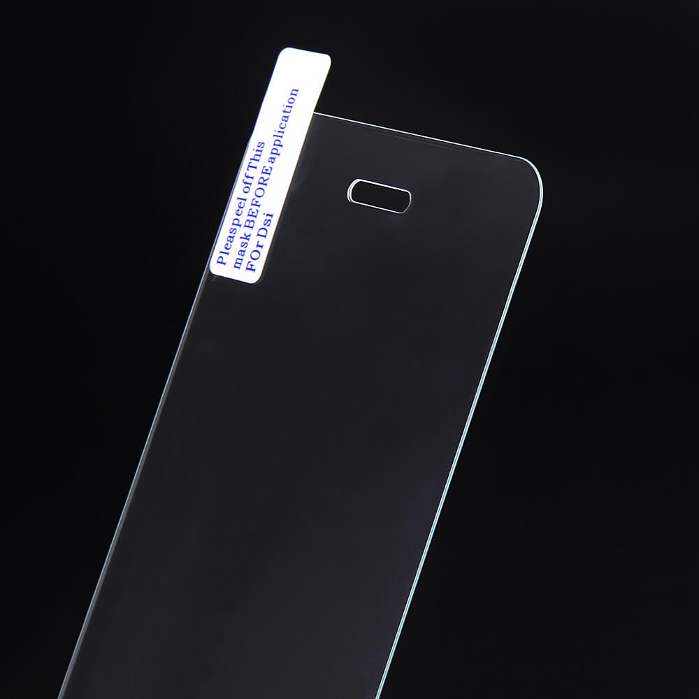 Makibes For iPhone 5SE/5S Toughened Tempered Glass 0.33mm Arc Edge Screen Protector Film Screen Cover - Transparent