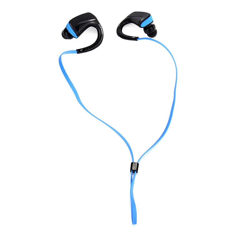 Zonoki B198 Wireless Bluetooth Stereo Headphone Sport Music BT4.0 Headset with MIC - Sky Blue