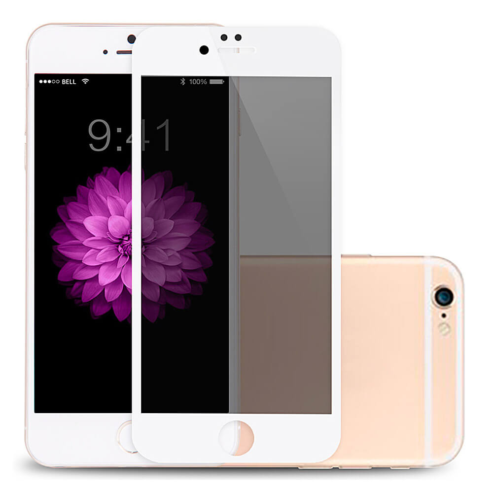 Benks OKR+PRO 0.3mm Full-Size Tempered Glass Screen Protector For iPhone 6 Plus / 6S Plus Anti-spy Anti-burst 9H Hardness Glass Film- White