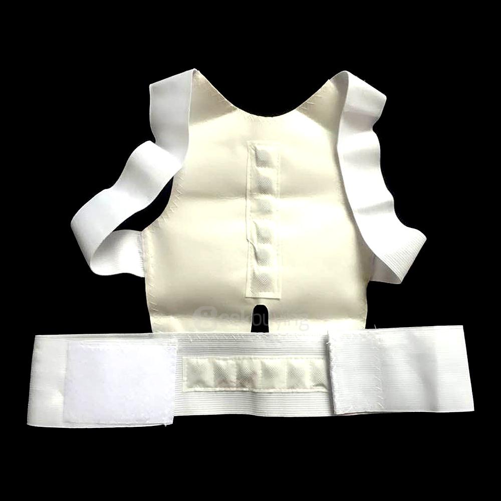 L Magnet Therapy Posture Corrector Magnetic Shoulder Back Brace Adjustable Belt Vest for Man & Woman