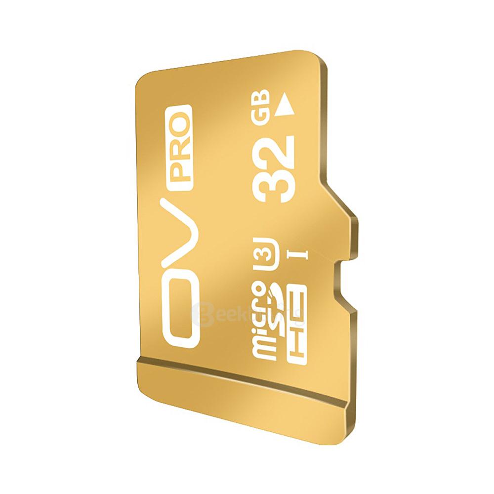 OV UHS-I U3 32GB Micro SD Card TF Card High Speed Mobile Phone Memory Card - Gold
