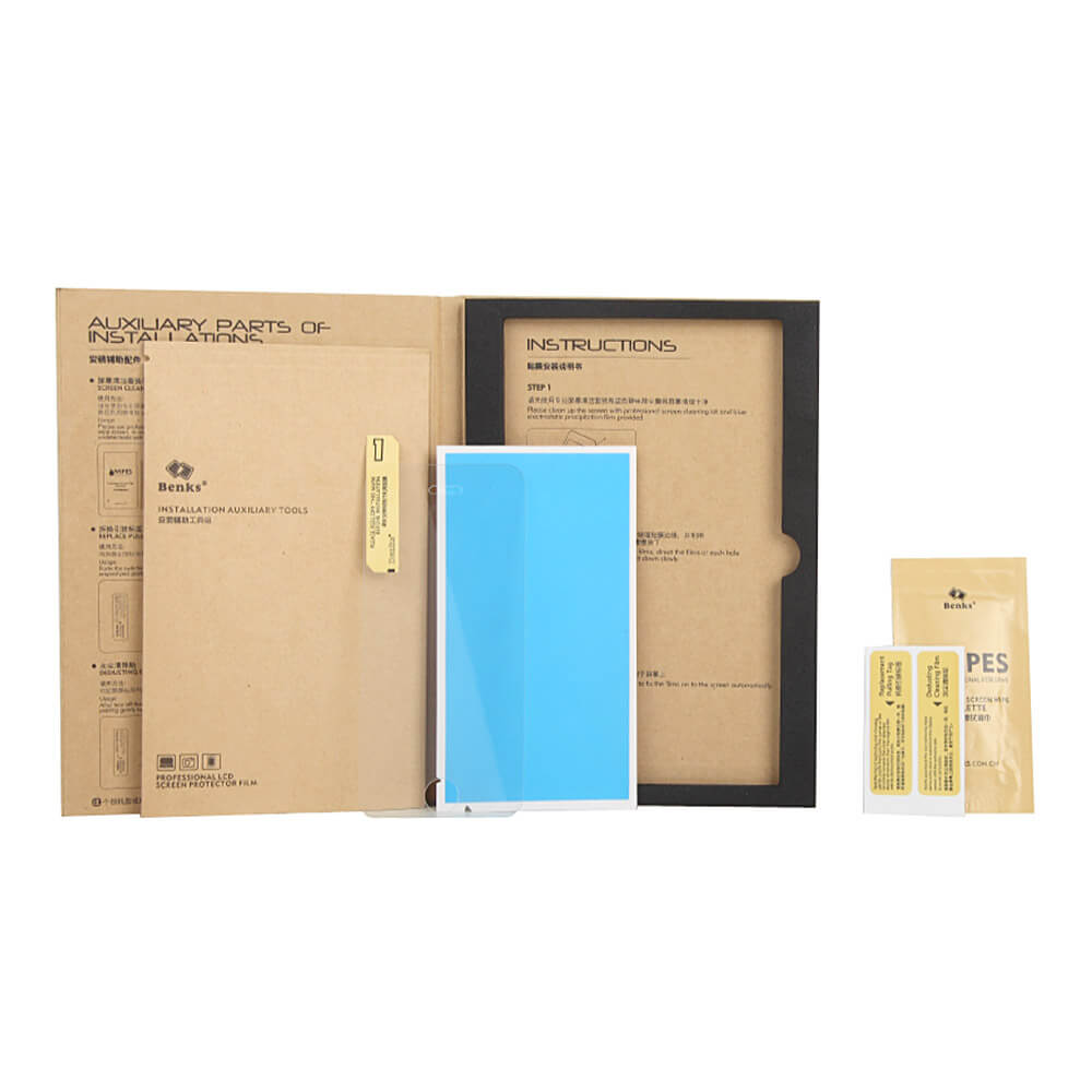 Benks Tempered Glass For iPhone5/5S/5C/SE 0.3mm OKR Anti-blueray Arc Edge Glass Film Screen Protector - Transparent