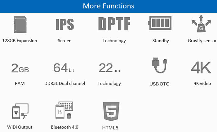 ONDA V891W Dual OS Windows8.1 + Android4.4 2GB/64GB 8.9 inch Tablet PC Intel Z3735F Quad Core 1.83Ghz IPS 1920*1200 - White