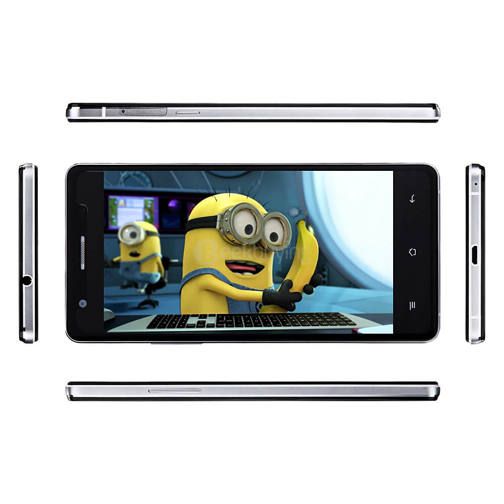 CUBOT S500 5.0inch IPS HD 4G FDD-LTE Android 5.1 Smartphone 2GB 16GB 64-bit MTK6735 Quad Core 13.0MP Touch ID - Black