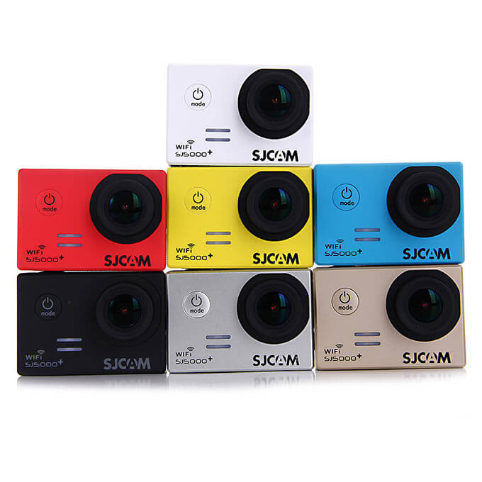 SJCAM SJ5000 Plus 1.5inch Sport Cam Ambarella A7LS75 16MP 1080P 60FPS WiFi Action Camera 170 Lens HD Car DVR - Golden