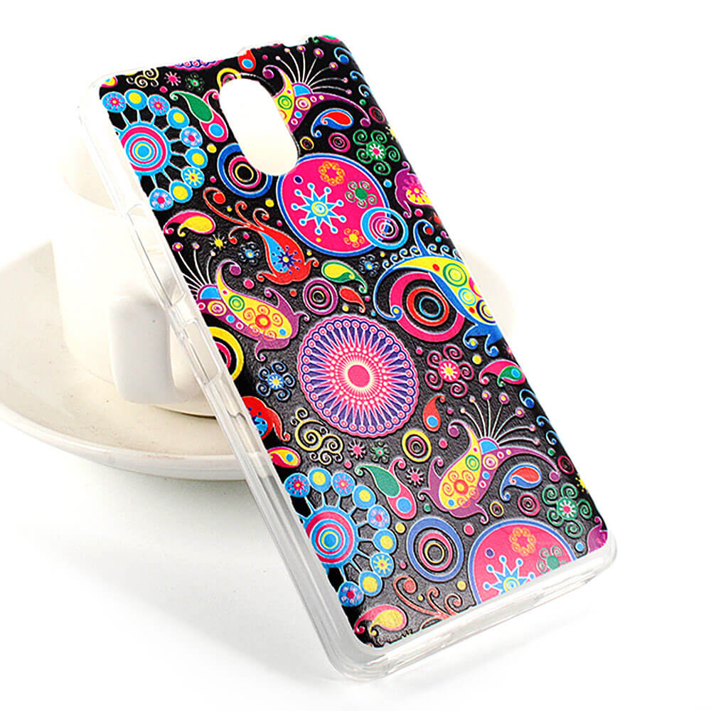 Phone Case For Lenovo P1M Coloured Pattern Protective Soft Plastic Back Cover - Jellyfish