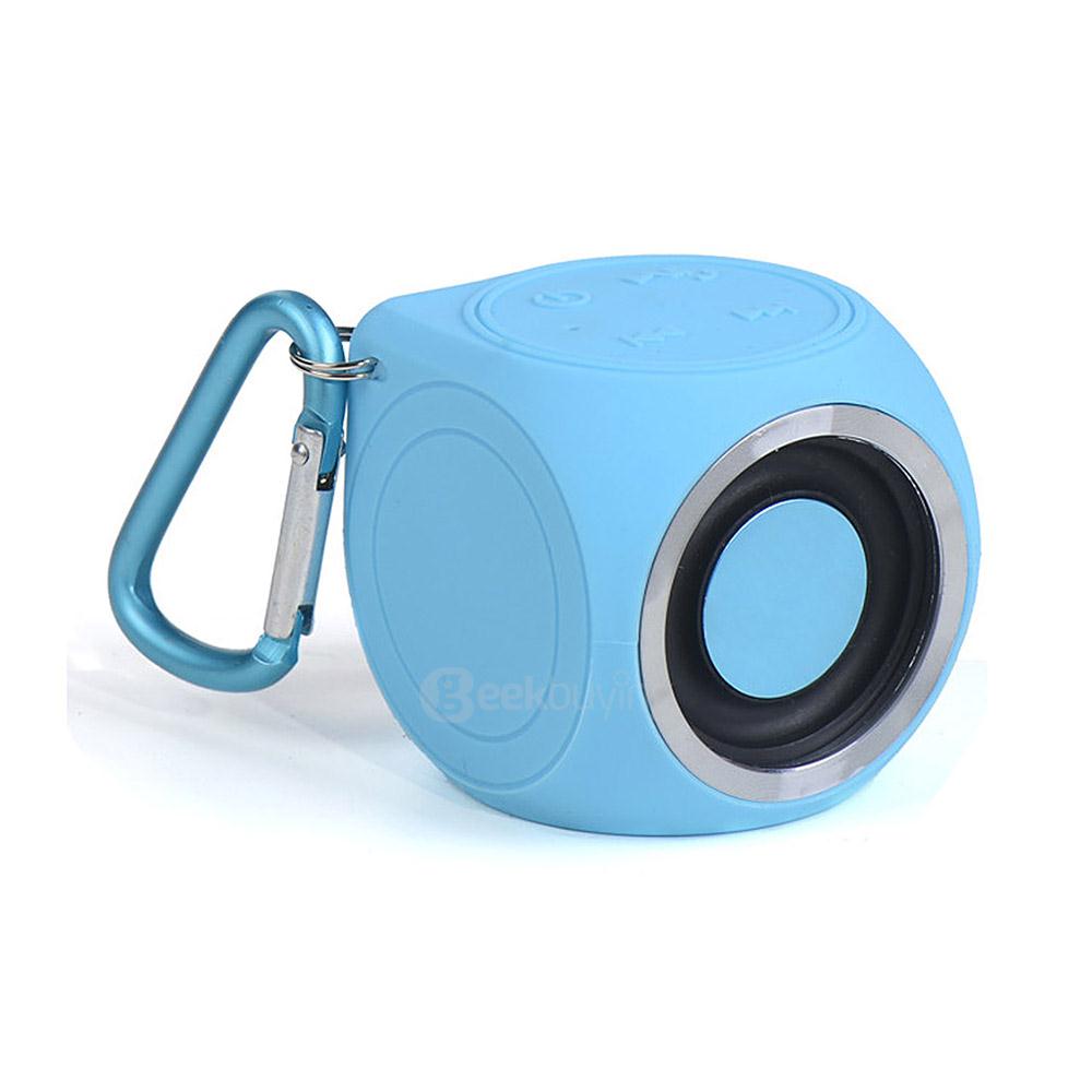 DT-B660 Portable Mini IPX7 Waterproof Bluetooth4.1 Speaker Handsfree Wireless Shower Speaker for Smartphones - Blue