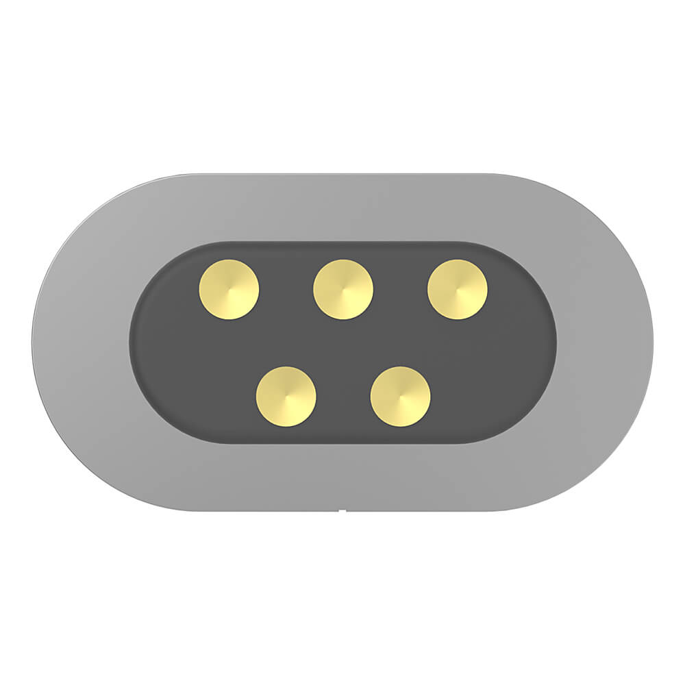 Baseus Compatible 8Pin Magnetic Adapter For iPhone 6/6S/6Plus/5/5S - Silver