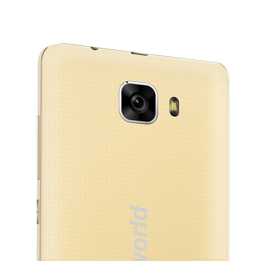 VKworld T3 5.0inch IPS HD Android 5.1 2GB RAM 16GB ROM 4G Smartphone MT6735 Quad Core 13.0MP Cameras Led Notification 2500mAh - Gold