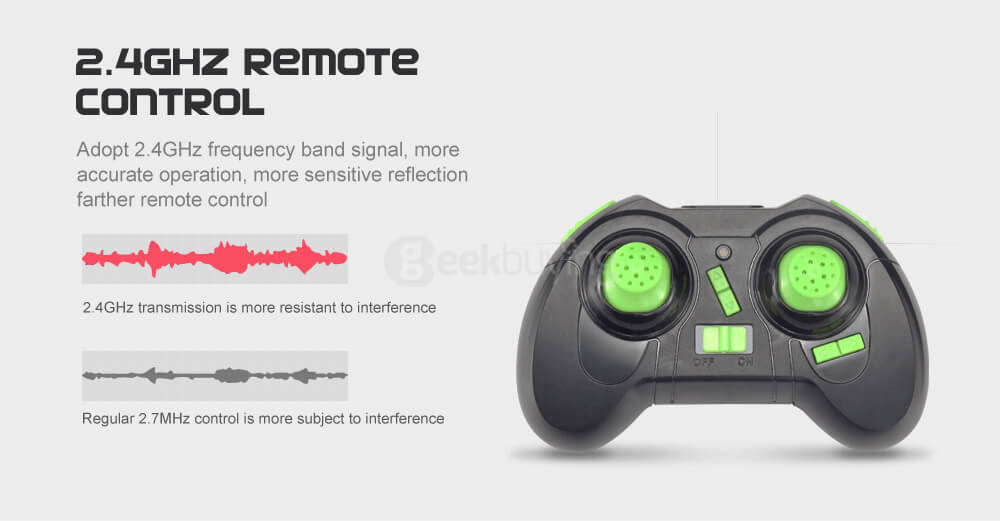 JJRC H30C With 2MP Camera 2.4G 4CH 6Axis Headless Mode Mini RC Quadcopter RTF - Red