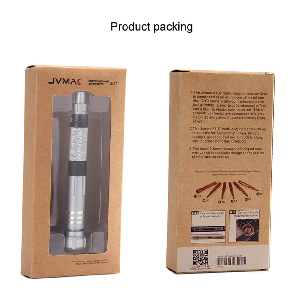 JVMAC 8107 Screwdriver Repair Tool Kit Set For Mobile Phone/Electronics