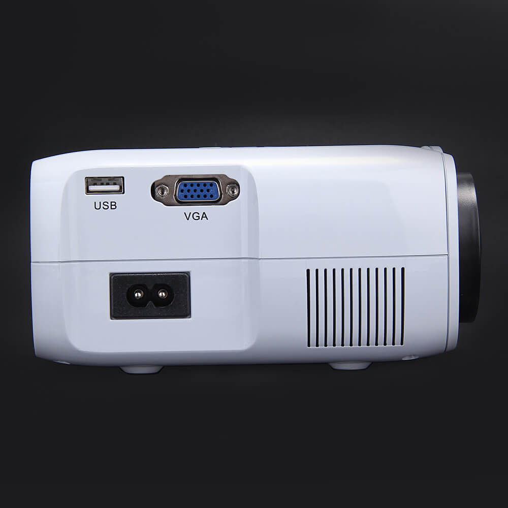 BD-80 LCD LED Projector 1000LM 1080P 1000:1 AV/VGA/USB/SD/HDMI/TV