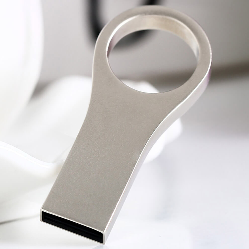 U66 Metal 16GB USB 2.0 Flash Pen Drive Storage Memory U Disk - Silver