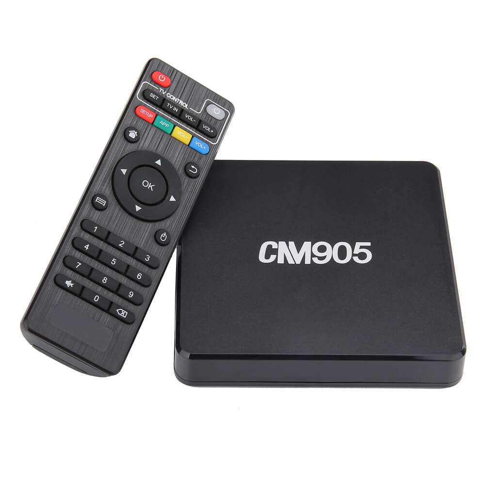 CM905 Amlogic S905 64bit Android5.1 4k Smart TV Box 1G/8G WIFI Gigabit LAN KODI Bluetooth DOLBY TrueHD DTS