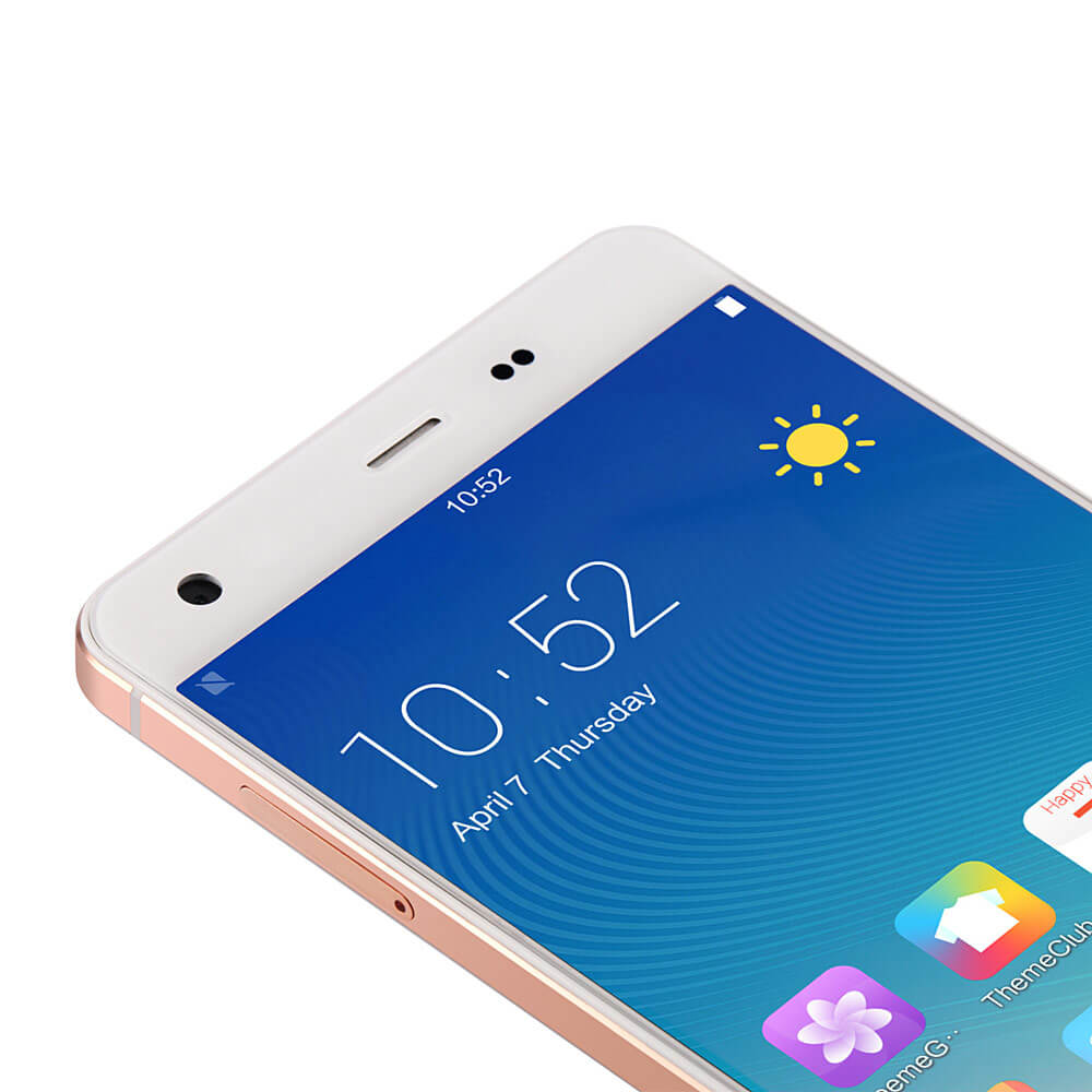 UHANS S1 5.0 Inch 2.5D HD 4G LTE Freeme 6.1OS Android 6.0 3GB 32GB Smartphone(White) + Leather Case(White) +Soft Case + Screen Protector