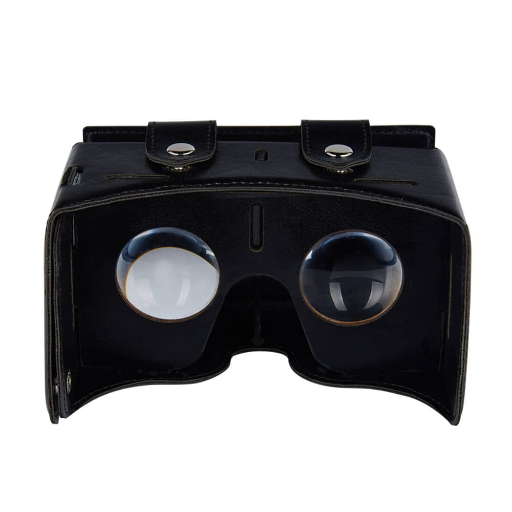 Alex NO1 Immersive 3D VR Virtual Reality Carboad Smart VR Headset FOV60 for 4-5.5 inch Smartphones - Black