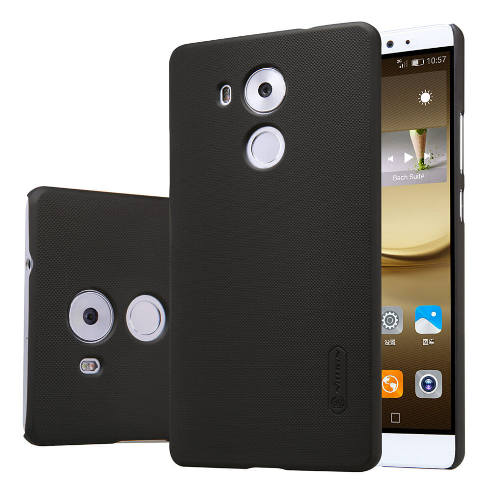 NILLKIN For HUAWEI Mate 8 Frosted Shield Phone Case Protective Back Cover - Black