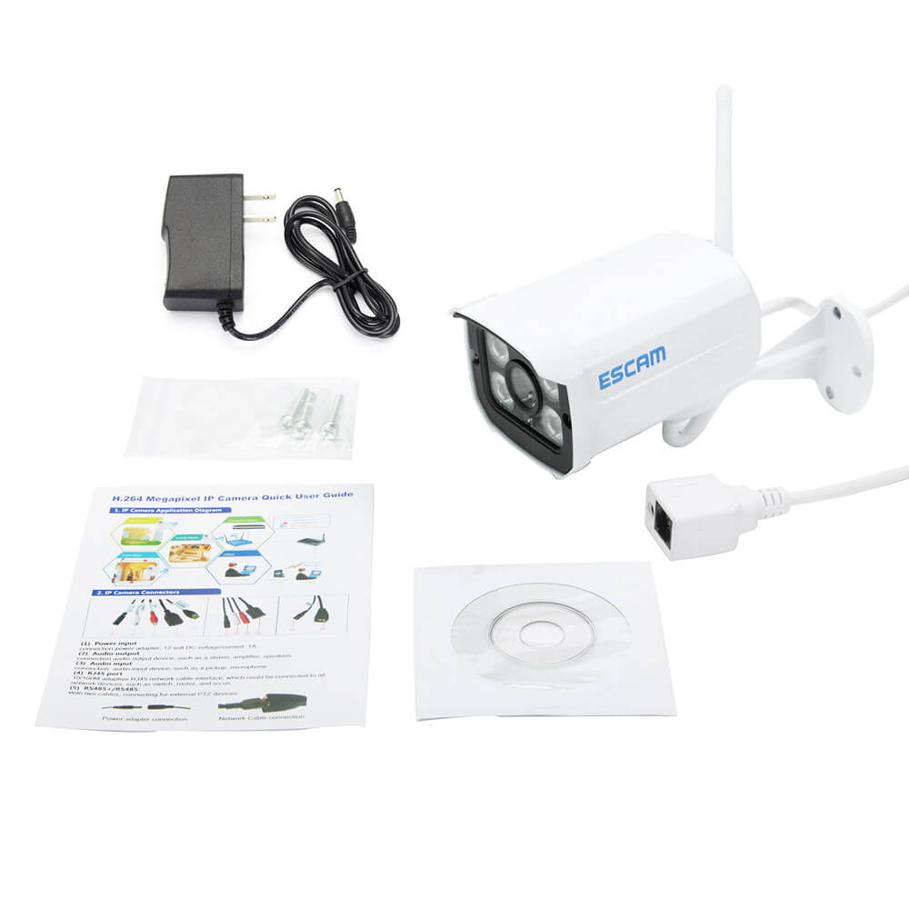 ESCAM QD900 WIFI HD 1080P P2P Cloud Waterproof IP Camera