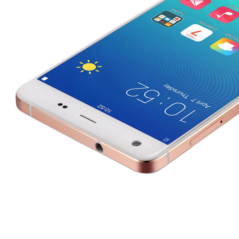 UHANS S1 5.0 Inch 2.5D HD 4G LTE Freeme 6.1OS Android 6.0 3GB 32GB Smartphone(White) + Leather Case(White) +Soft Case + Screen Protector