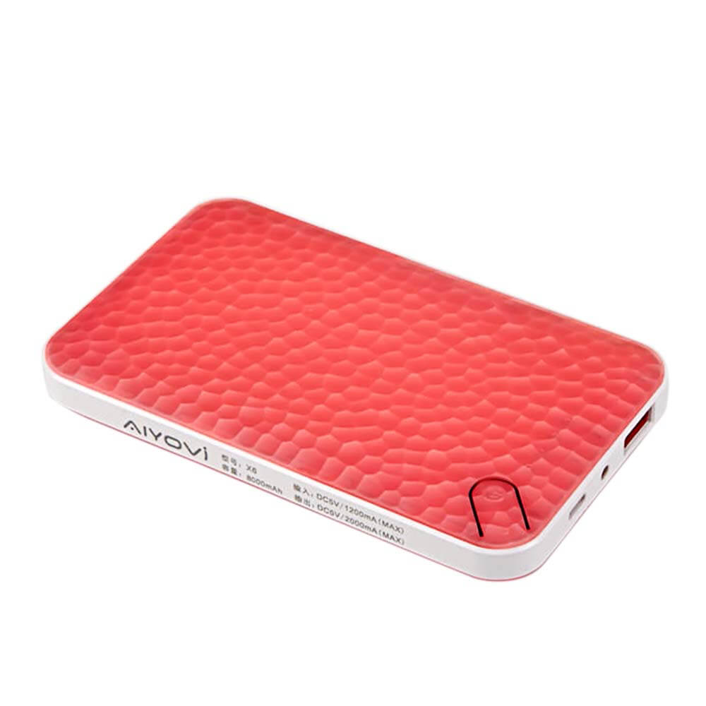 AIYOVI X10 10000mAh Smart Power Bank - Pink