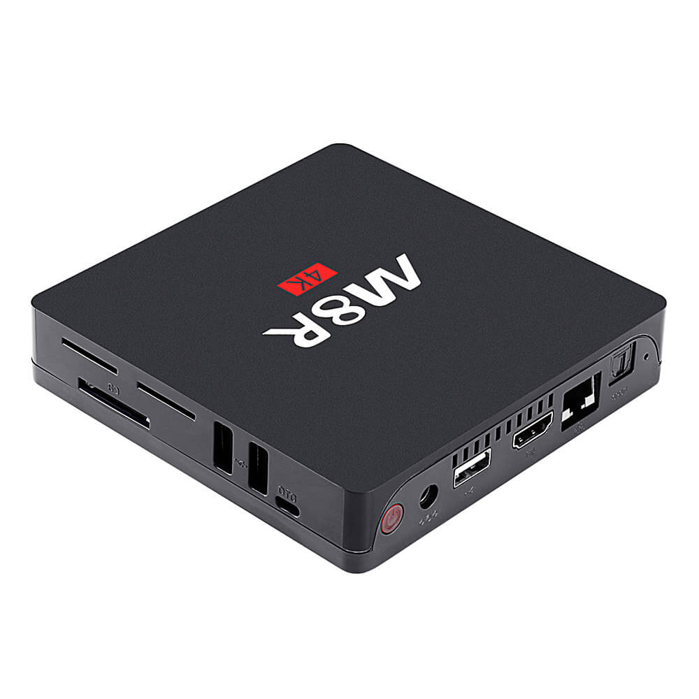 M8R TV BOX RK3368 KODI 4k UHD TV Box 2G/8G 2.4G/5G Dual Band WIFI Gigabit LAN Bluetooth4.0 H.265