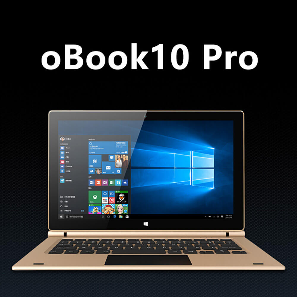 Onda oBook10 Pro 2in1 Tablet Intel Cherry Trail X7 Z8700 10.1 inch Windows 10 4GB/64GB Quad Core 2.4GHz IPS 1920*1200 - Gold