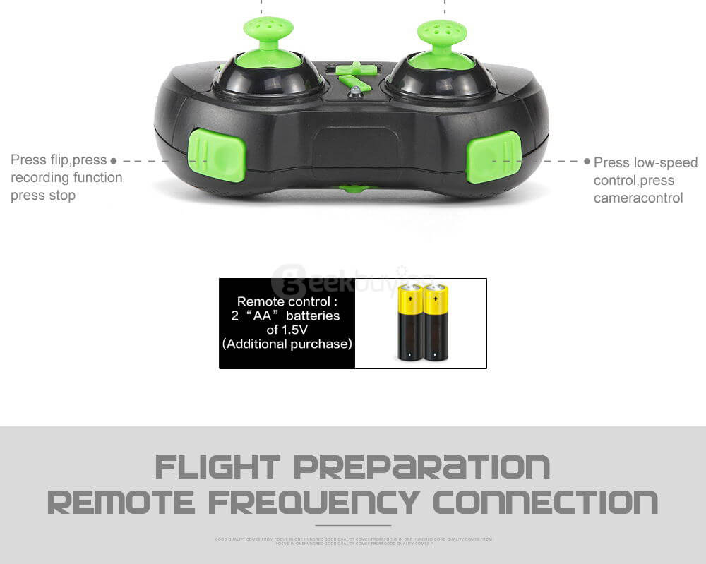 JJRC H30C With 2MP Camera 2.4G 4CH 6Axis Headless Mode Mini RC Quadcopter RTF - Black