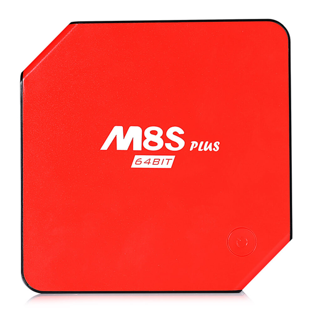 M8S PLUS Amlogic S905 Gigabit 2G/16G Android5.1 4K TV Box KODI 2.4G/5.8G Dual Band WIFI Bluetooth DOLBY TrueHD DTS - Red