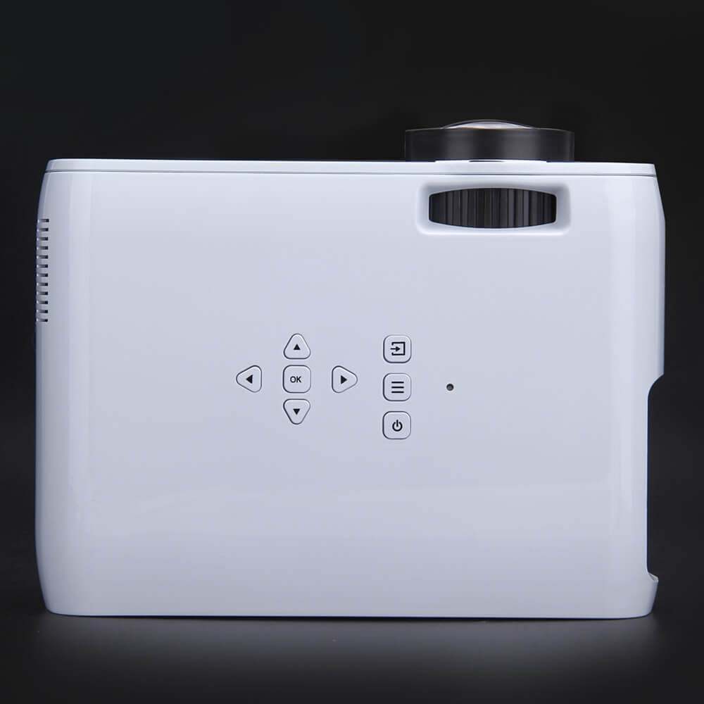 BD-80 LCD LED Projector 1000LM 1080P 1000:1 AV/VGA/USB/SD/HDMI/TV