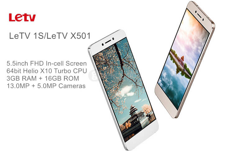 LeTV 1S X501 5.5inch FHD 4G EUI5.5 Android 5.0 3GB 16GB Smartphone 64bit Helio X10 Turbo Octa Core 2.0GHz In-Cell Screen Type C Fast Charge Touch ID 13.0MP - Gold