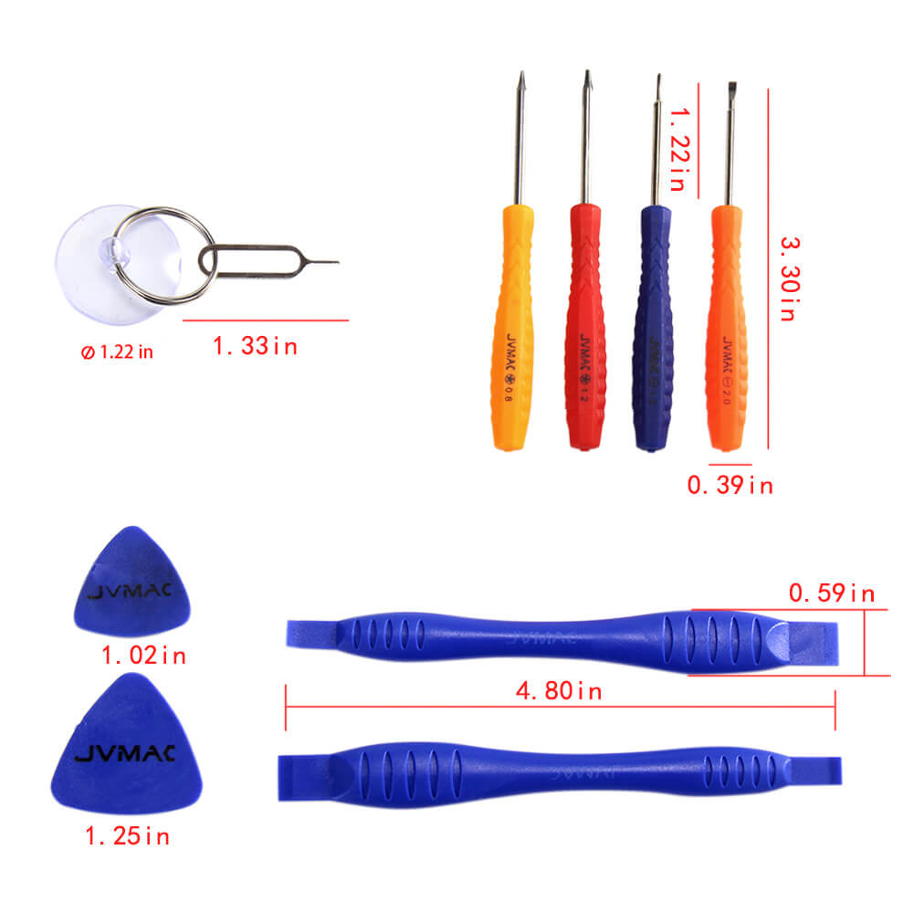 JVMAC 1282 Disassembly Tool 20Pieces Disassembly And Repair Tools Kit Set For Smartphones/Tablets
