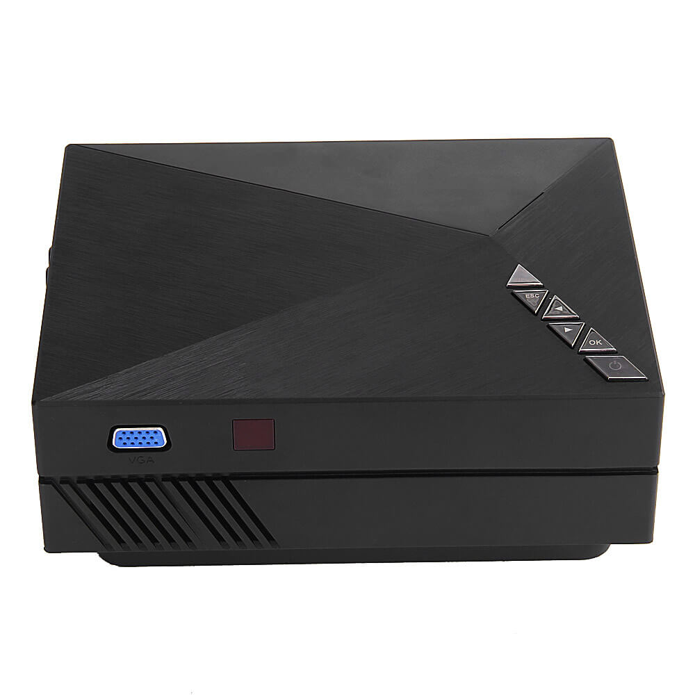 GM60 Upgrade Version GM60A Built-in Diplay Mini Metal LED Home Theater Projector 1080P FHD Video Projector Beamer