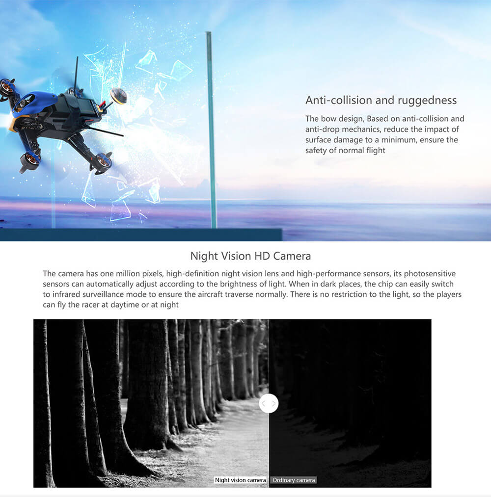 Walkera F210 3D Edition 700TVL HD Camera 5.8G FPV Racing F3D flight control RC Quadcopter RTF