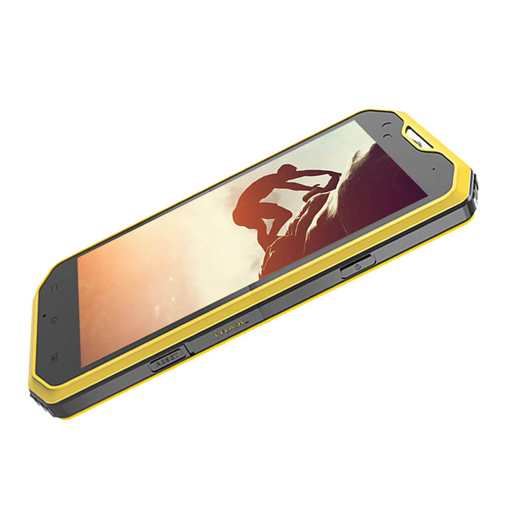 Kenxinda PROOFINGS W8 IP68 4G HD Waterproof Dustproof Shockproof 5.5inch Android 5.1 2GB 16GB Rugged Smartphone MTK6753 Octa Core 8.0MP - Yellow
