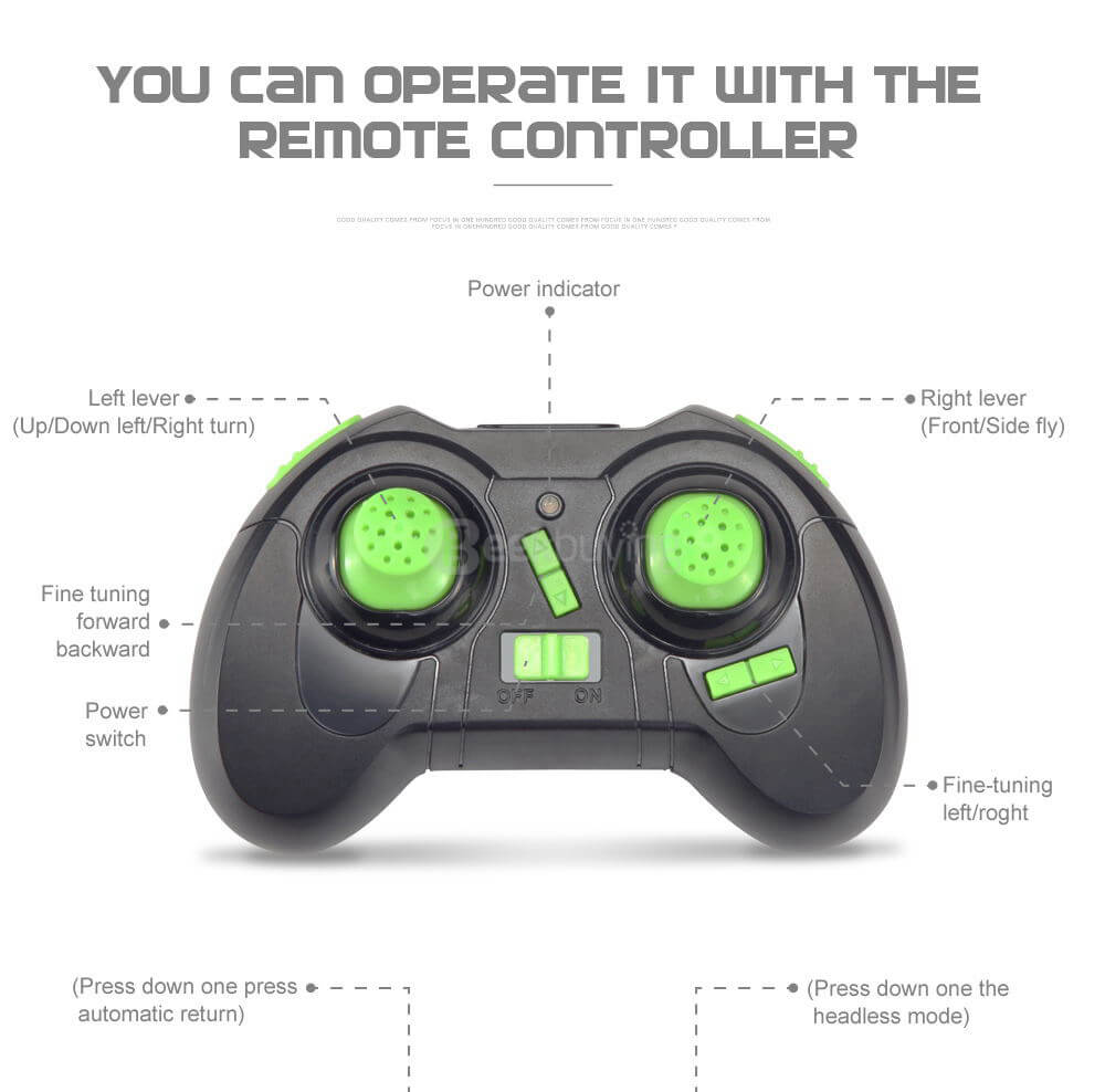 JJRC H30C With 2MP Camera 2.4G 4CH 6Axis Headless Mode Mini RC Quadcopter RTF - Black