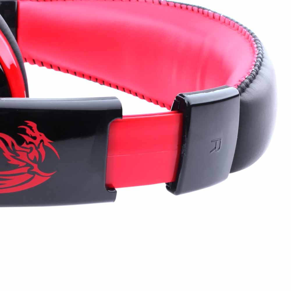 OVLENG MX666 Wireless Stereo Bluetooth Headphone Headset Foldable FM/SD Card Headset for PC Laptop - Black+Red