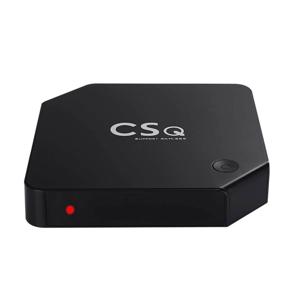CSQ RK3229 4K KODI TV BOX Android 4.4 1G/8G 4K 10bit H.265/H.264 802.11 b/g /n LAN HDMI2.0 Smart Media Player - Black