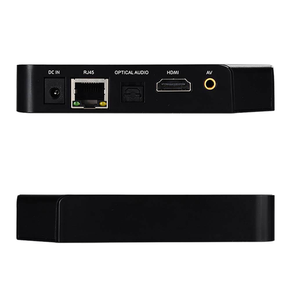 CSQ RK3229 4K KODI TV BOX Android 4.4 1G/8G 4K 10bit H.265/H.264 802.11 b/g /n LAN HDMI2.0 Smart Media Player - Black